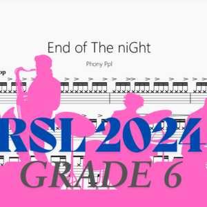 End of The niGht【Rock school Drum Lv6】