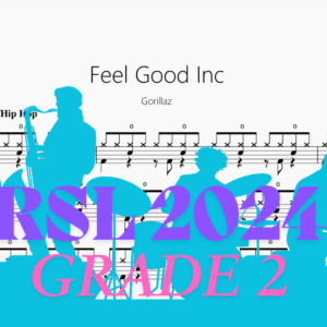 Feel Good Inc【Rock school Drum Lv2】