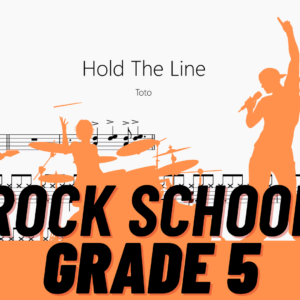 Hold The Line【Rock school Drum Lv5】