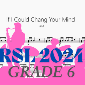 If I Could Chang Your Mind【Rock school Drum Lv6】