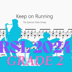 Keep on Running【Rock school Drum Lv2】