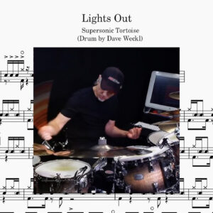 Dave Weckl - Lights Out Drum Score ドラム楽譜