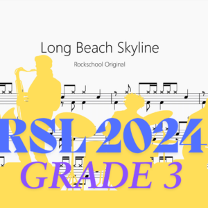 Long Beach Skyline【Rock school Drum Lv3】