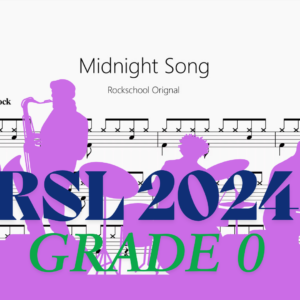 Midnight Song【Rock school Drum Lv0】