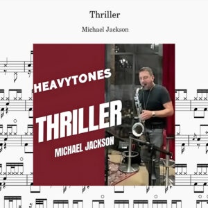 Heavytones - Thriller Drum Score ドラム楽譜