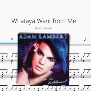 Whataya Want from Me【Adam Lambert】