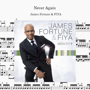 Zaren Saddler - Never Again Drum Score ドラム楽譜