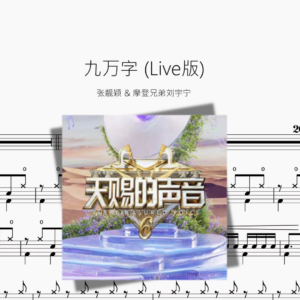 九万字 Live版【张靓颖 & 摩登兄弟刘宇宁】