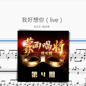我好想你（live）【金志文&楊丞琳】