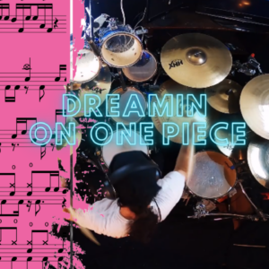 DREAMIN ON  ONE PIECE  Kin Productions drum cover