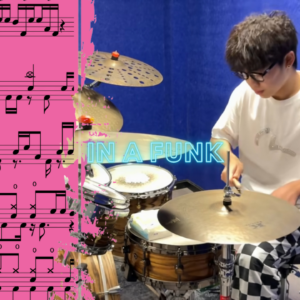 In a funk  by Bai Ming Ran drum cover