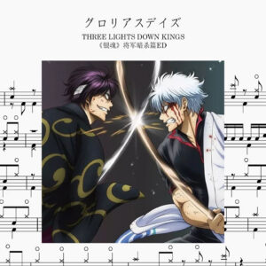 THREE LIGHTS DOWN KINGS - グロリアスデイズ (Glorious Days)  Drum Score ドラム楽譜