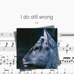 I do still wrong【toe】